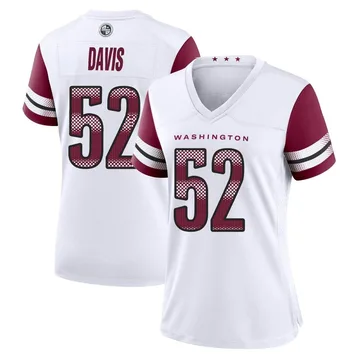 Jamin Davis Washington Commanders Game-Used #52 White Jersey vs. Houston  Texans on November 20, 2022 - Unsigned NFL Game Used Jerseys at 's  Sports Collectibles Store