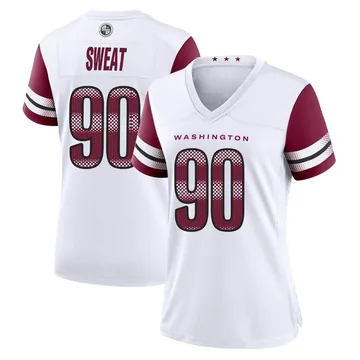 Youth Nike Montez Sweat Burgundy Washington Commanders Game Jersey