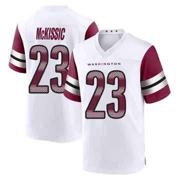 Lids JD McKissic Washington Commanders Fanatics Authentic Game-Used #23  White Jersey vs. Philadelphia Eagles on September 25, 2022