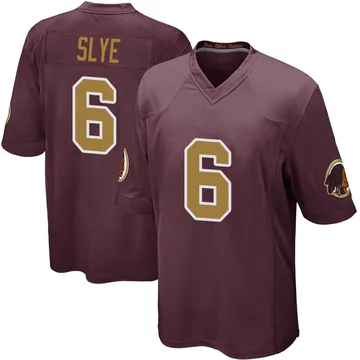 Men's Nike Sammis Reyes Burgundy Washington Football Team Game Jersey