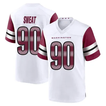 men's & youth Washington Commanders #90 Montez Sweat Jersey Team Game  Player White Football